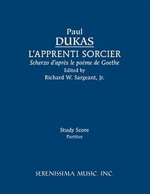 Seller image for L'Apprenti sorcier: Study score for sale by GreatBookPrices