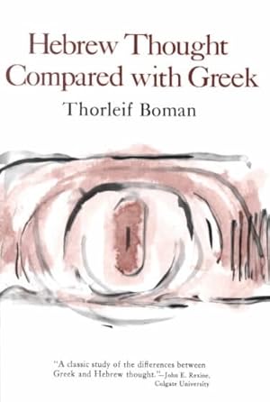 Immagine del venditore per Hebrew Thought Compared With Greek venduto da GreatBookPrices