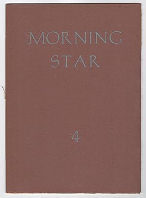 Immagine del venditore per Morning Star 4 (A Quarto of Poetry IV, Autumn 1959) venduto da Philip Smith, Bookseller