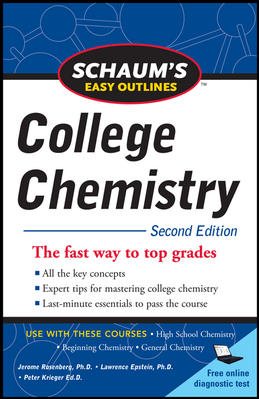 Bild des Verkufers fr Schaums Easy Outlines College Chemistry zum Verkauf von GreatBookPrices
