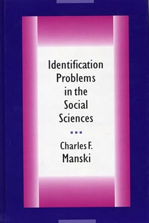 Imagen del vendedor de Identification Problems in the Social Sciences a la venta por GreatBookPrices