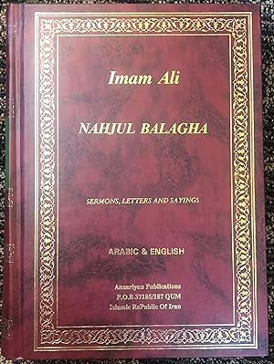 Immagine del venditore per Nahjul Balagha: Sermons, Letters and Sayings of Amir Al-Mu'Minin, 'Ali Ibn Abi Talib, Vol. II venduto da Burke's Books