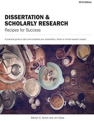 Seller image for Dissertation and Scholarly Research : Recipes for 2018 for sale by GreatBookPrices