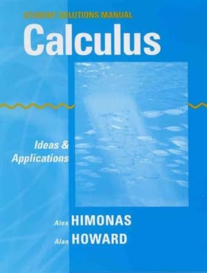 Image du vendeur pour Calculus Ideas & Applications mis en vente par GreatBookPrices