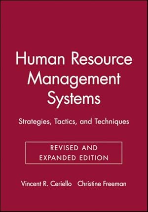 Seller image for Human Resource Management Systems : Strategies, Tactics, and Techniques for sale by GreatBookPrices