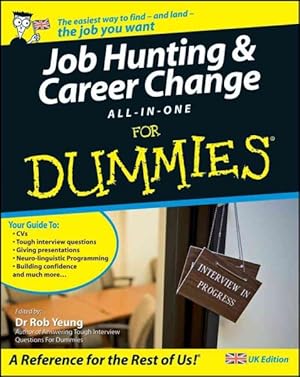 Imagen del vendedor de Job Hunting and Career Change All-in-one for Dummies a la venta por GreatBookPrices