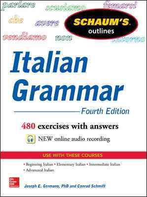 Imagen del vendedor de Schaum's Outlines Italian Grammar a la venta por GreatBookPrices