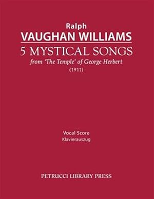 Imagen del vendedor de 5 Mystical Songs: Vocal Score a la venta por GreatBookPrices