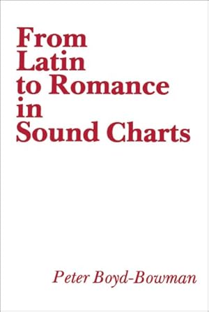 Immagine del venditore per From Latin to Romance in Sound Charts venduto da GreatBookPrices