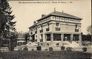 Ansichtskarte / Postkarte Sainte Genevieve des Bois Essonne, Route de Fleury