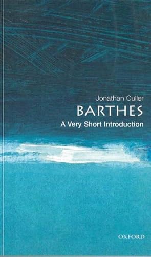 Immagine del venditore per Barthes : A Very Short Introduction venduto da GreatBookPrices