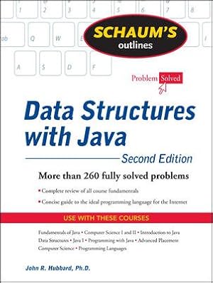 Seller image for Schaums Outline of Data Structures with Java for sale by GreatBookPrices