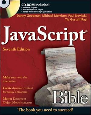 Imagen del vendedor de JavaScript Bible a la venta por GreatBookPrices