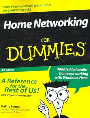 Imagen del vendedor de Home Networking for Dummies a la venta por GreatBookPrices