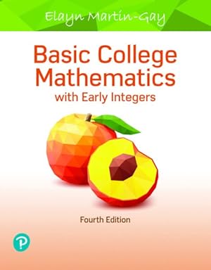 Seller image for Basic College Mathematics With Early Integers for sale by GreatBookPrices