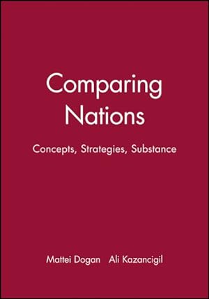 Bild des Verkufers fr Comparing Nations : Concepts, Strategies, Substance zum Verkauf von GreatBookPrices