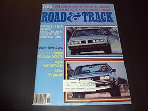 Road and Track Oct 1982 Audi 5000 turbo vs Pontiac 6000STE