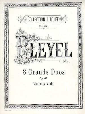 Three [3] Grands Duos, Op.69 - for Violin and Viola [SET of TWO PARTS]