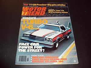 Motor Trend June 1976 Buick's Turbo V-6