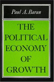 Image du vendeur pour The Political Economy of Growth mis en vente par Brockett Designs