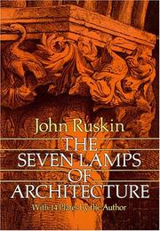 Seller image for The Seven Lamps of Architecture (Dover Architecture) for sale by Brockett Designs