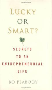 Image du vendeur pour Lucky or Smart?: Secrets to an Entrepreneurial Life mis en vente par Brockett Designs