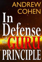 Seller image for In Defense of the Guru Principle for sale by Brockett Designs