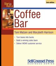 Immagine del venditore per Start and Run a Coffee Bar (Start & Run .) venduto da Brockett Designs