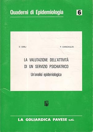 Seller image for La valutazione dell'attivit  di un servizio psichiatrico for sale by Messinissa libri