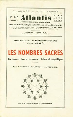 Revue Atlantis N°197 / 1959 / Les Nombres sacrés / REIMPRESSION en facsimilé