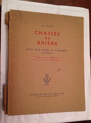WITT Jean de - Chasses de brière