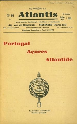 Revue Atlantis N°060 / 1935 / Portugal - Açores - Atlantide / REIMPRESSION en facsimilé