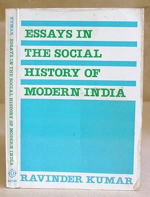 Bild des Verkufers fr Essays In The Social History Of Modern India zum Verkauf von Eastleach Books