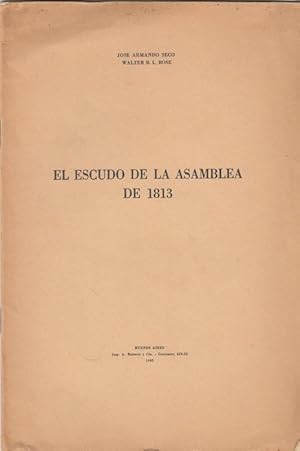 Immagine del venditore per El Escudo de la Asamblea de 1813. venduto da Antiquariat Carl Wegner