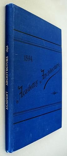 Imagen del vendedor de Academy Architecture and Annual Architectural Review 1894. a la venta por John Roberts, A.B.A.