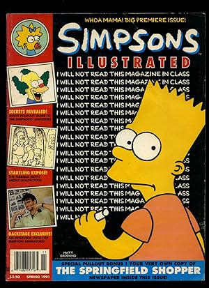 Seller image for Simpsons Illustrated Premiere Issue Spring 1991 Volume 1, Number 1 (Magazine Size) for sale by Little Stour Books PBFA Member