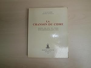 Seller image for La chanson du cidre for sale by Le temps retrouv