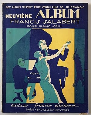 Neuvième Album Francis Salabert pour piano seul 1926