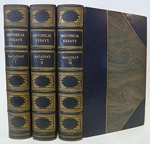 Critical and Historical Essays Contributed to The Edinburgh Review [3 volumes, Leather Bound]