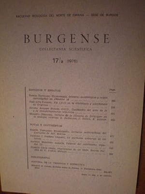 Bild des Verkufers fr Burgense Collectanea Scientifica 17/2 ( 1976) zum Verkauf von Librera Antonio Azorn