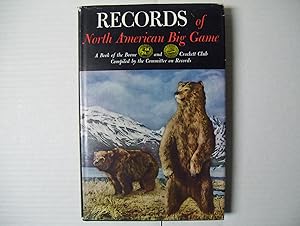 Imagen del vendedor de Records of North American Big Game 1958 a la venta por Jerry Merkel