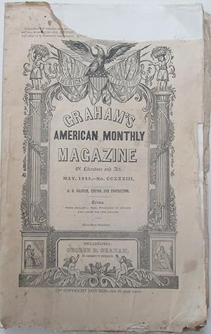 Bild des Verkufers fr Graham's American Monthly Magazine of Literature and Art. May, 1845 zum Verkauf von Mare Booksellers ABAA, IOBA