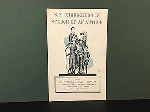 Six Characters in Search of an Author - By Luigi Pirandello - The Canterbury Student Players - Ca...