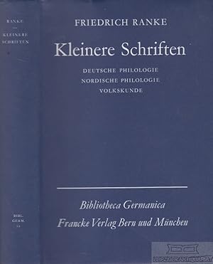 Imagen del vendedor de Kleinere Schriften a la venta por Leipziger Antiquariat