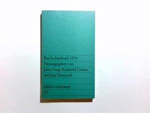 Imagen del vendedor de Brecht-Jahrbuch 1974 a la venta por Antiquariat Buchhandel Daniel Viertel