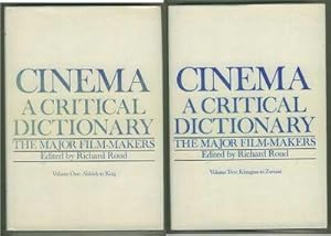 CINEMA A Critical Dictionary : The Major Film Makers - (2 volumes)