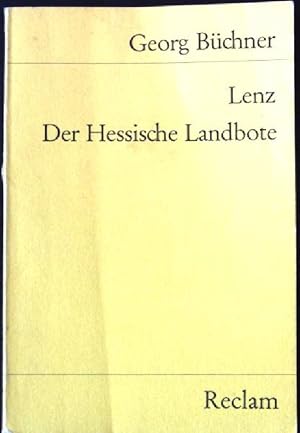 Bild des Verkufers fr Lenz; Der Hessische Landbote. Universal-Bibliothek ; Nr. 7955 zum Verkauf von books4less (Versandantiquariat Petra Gros GmbH & Co. KG)