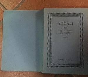 Imagen del vendedor de Annali volume I 1967 a la venta por librisaggi