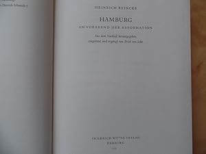 Bild des Verkufers fr Hamburg am Vorabend der Reformation. Arbeiten zur Kirchengeschichte Hamburgs ; Bd. 8 zum Verkauf von Antiquariat Rohde