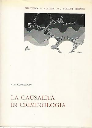 Seller image for La casualit in criminologia for sale by librisaggi